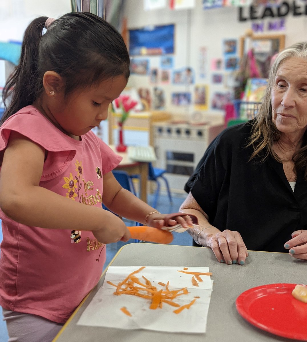 Sherri88198778's tweet photo. Tasty Tuesday to Celebrate Week of the Young Child!! Tasting lemons, kiwi, pickles, and peeling carrots! @rhandrewselem  #ALAMANCEWOYC #WOYC23 #InvestinECE #RaiseNCTasty https://t.co/IJNa2VXh2i