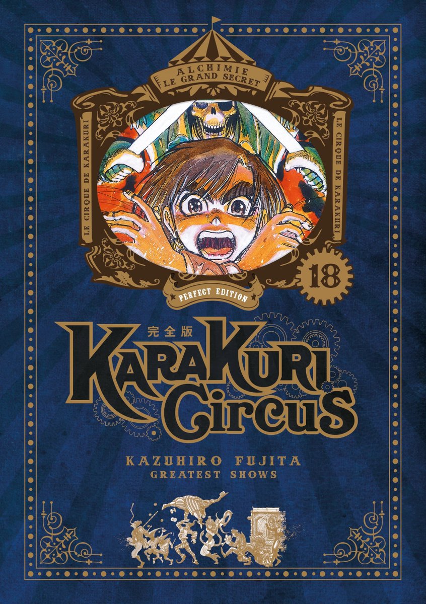 MeianFR's tweet image. L&apos;heure approche pour Masaru de faire la lumière sur celui qui tire réellement les ficelles de toute cette histoire...

Les tomes 17 à 20 de #KarakuriCircus vous réservent un show inoubliable ! 🎪