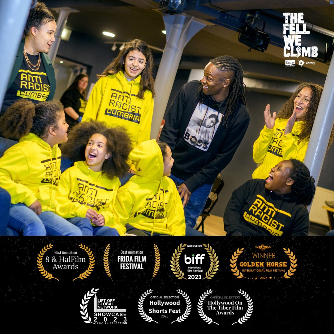 Plus3KStudios's tweet photo. We can’t believe it has been a whole year since we launched the crowdfunder for The Fell We Climb 😱
@antiracistcumbria 
@nigelclarketv

After a very exciting 12 months, we’re over the moon to announce that the film has now been officially selected at multiple events worldwide! https://t.co/WKjMakitrG