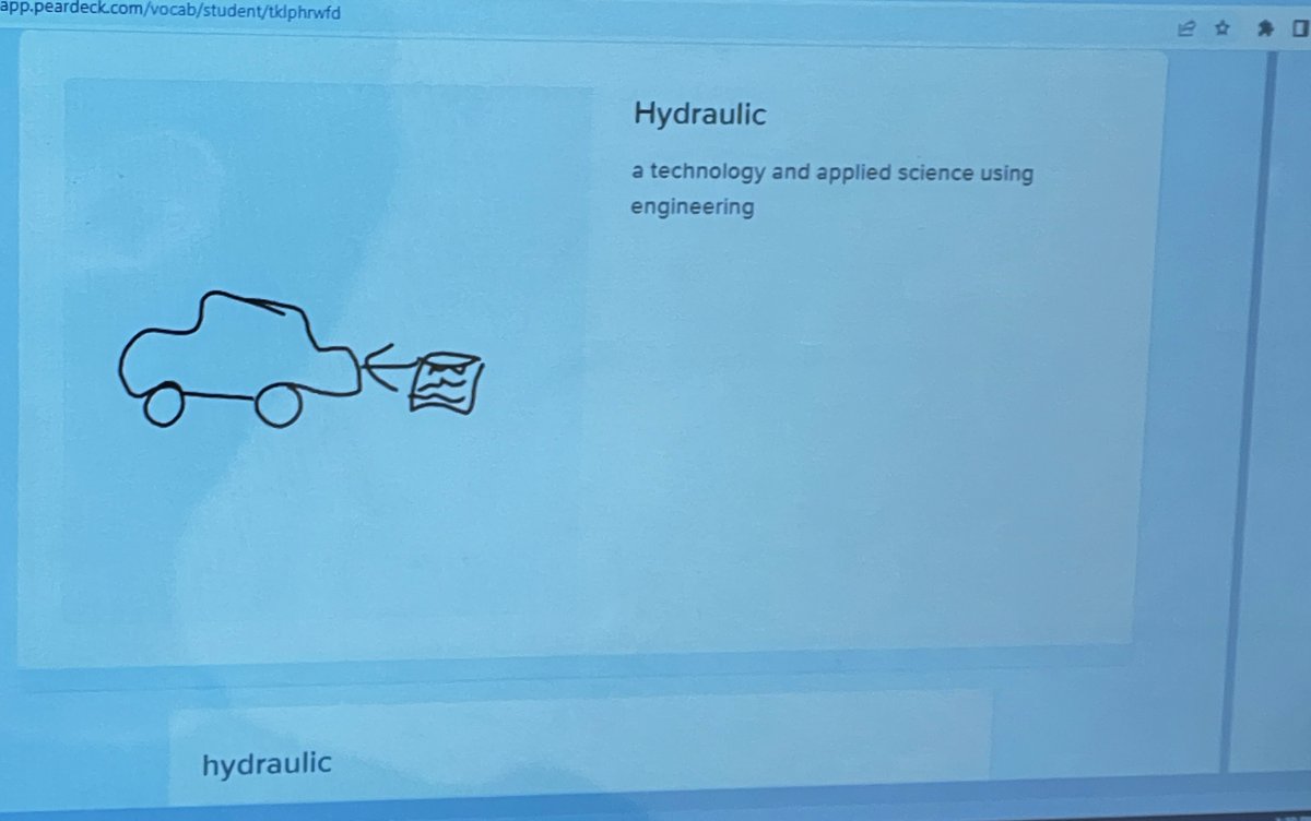 EdTech4Tots's tweet photo. Today @BJACE20, @EdTechAly & I worked w/Mr. Babcock's #autocollision Ss to document/build skill-specific vocab w/@peardeck's #flashcardfactory. Check out these definitions/illustrations from these impressive future tradespeople, who apply this knowledge in the shop daily. https://t.co/bWDvEZbFV0