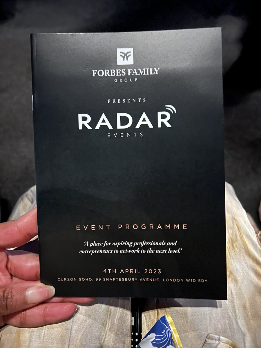 At the Forbes Family Group, Radar event and my god, Dean has created something absolutely fantastic.