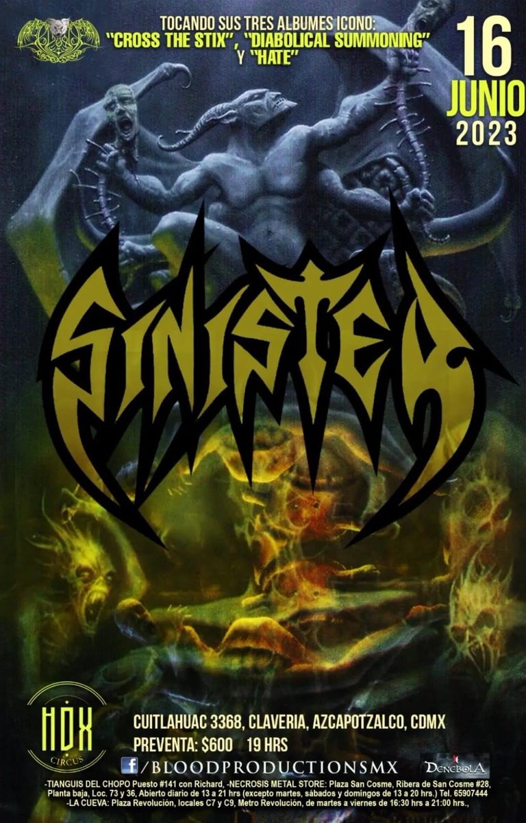 BBeat105's tweet image. @FearFactory, #Demonized, @Sinister, #SNĚŤ, #Repvblika, #Tremor, #GUT, #SatansRevengeOnMankind, #Hâl, @Tsjuder
@ZepedaBros, @lacafeinacdmx, #BloodProductions, @mexicometalfest, @CACIQUEMx
#StayBlast
#BlastBeat105