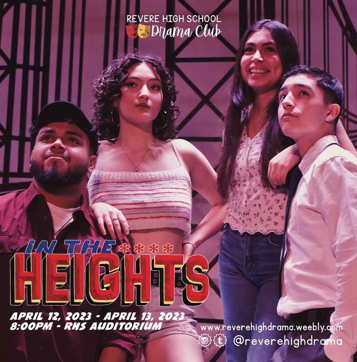Buy your tickets to the first Revere High School musical in over 30 years! Help the RHS Drama Club bring back theater to its stage -Tickets are on sale now and should be purchased in advance: ticketsource.us/revere-public-…