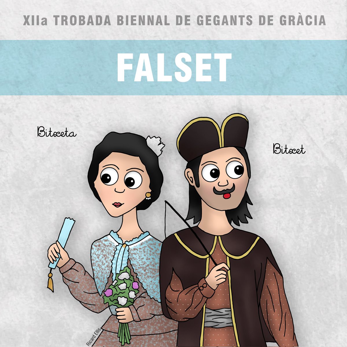 GegantsdeGracia's tweet photo. ⭐️ Continuem les presentacions amb els #Gegants de la #Closa de @AjMontbrio, @GegantsLloret, @gegantspoblesec i @GegantsdeFalset!
🙌🏻 Possiblement a hores d’ara ja us haureu fixat que els gegants convidats porten barret i les gegantes, un ventall! https://t.co/zpzn7UKrak