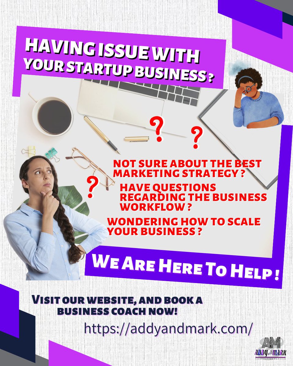 addyandmark's tweet photo. With the help of our Business Coaching Team and Business development frameworks, we can take your business to the next level!
#addyandmark #financialbacking #startup #entrepreneur #funding #businessdevelopment #smallbusiness #businessmentor #businesscoaching #businessmarketing https://t.co/lZbBfZA8Tt