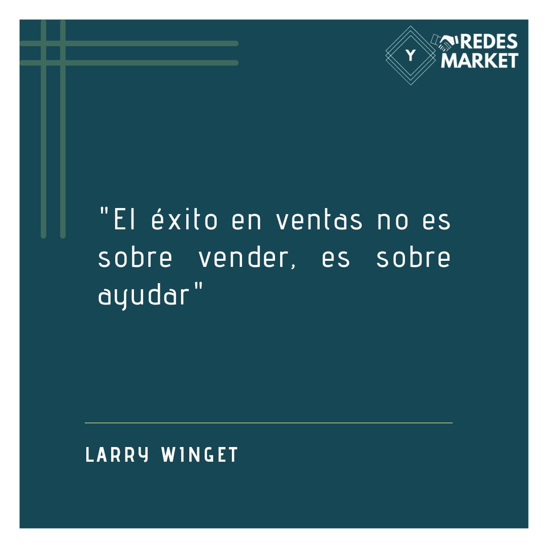 escribo_si's tweet image. &quot;El éxito en ventas no es sobre vender, es sobre ayudar&quot; - Larry Winget.

#frasedeldia #vendermejor #ventas