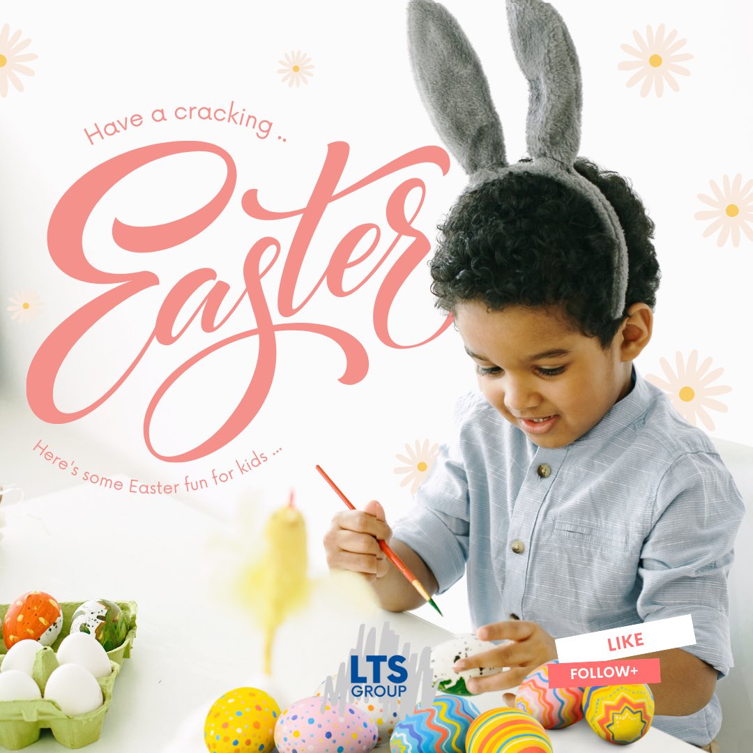 Have a cracking Easter! 🪺 🐰 

Here’s some eggs-cellent #Easter fun for kids! 🙌

Try making: 

String Egg Garland 🐣 

Painted Easter Egg Rocks 🎨 

Bunny Canvas 🐰 

Glitter Easter Eggs 🥚 

Kids will LOVE these ideas! 

ltsg.co.uk