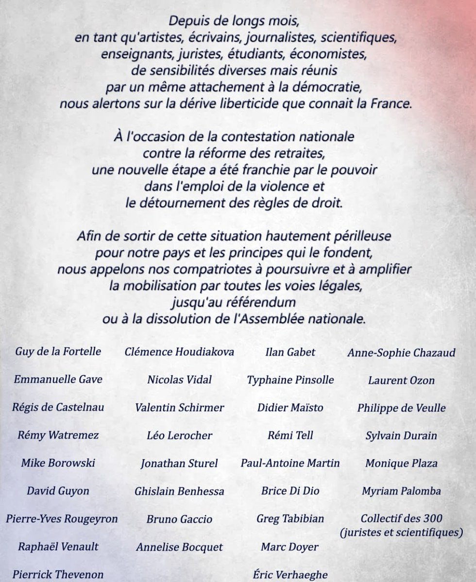 Un appel signé avec le cœur que je vous invite à relayer autour de vous !