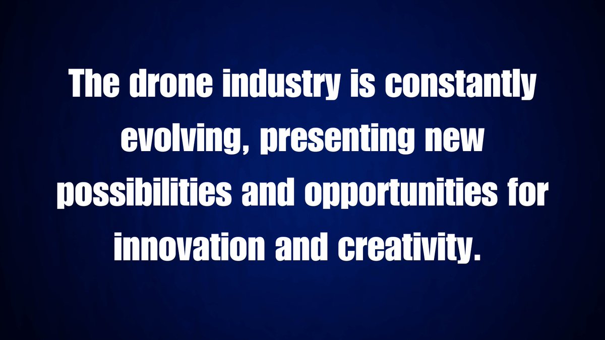 Ready to take flight in the dynamic and rapidly evolving drone industry? Embrace the possibilities for innovation and creativity! 🚁💡 #droneindustry #aerialinnovation #creativity