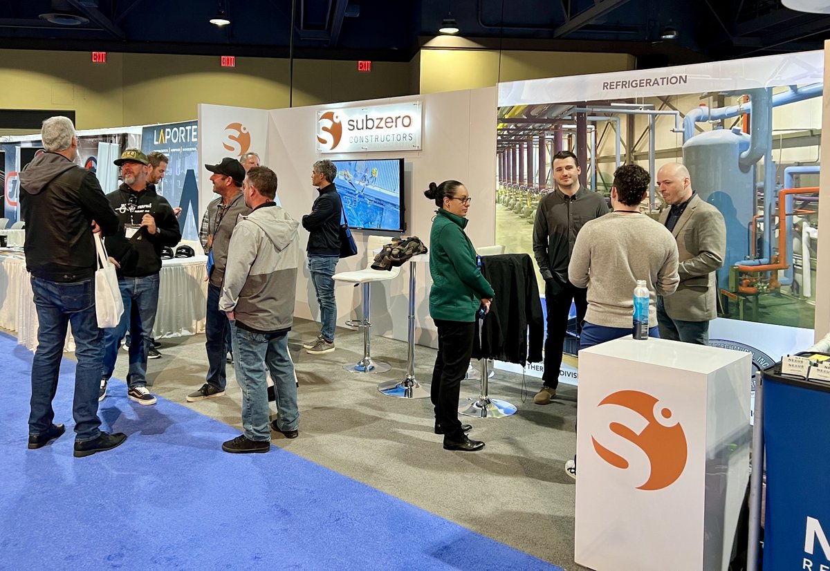 SubZeroConst's tweet image. Thank you to everyone who stopped by our IIAR booth this year! We had a great time meeting new faces and speaking with fellow members of the natural refrigeration industry.

#DegreesBeyond #SubZeroConstructors #IIAR2023 #NaturalRefrigerants #AmmoniaRefrigeration