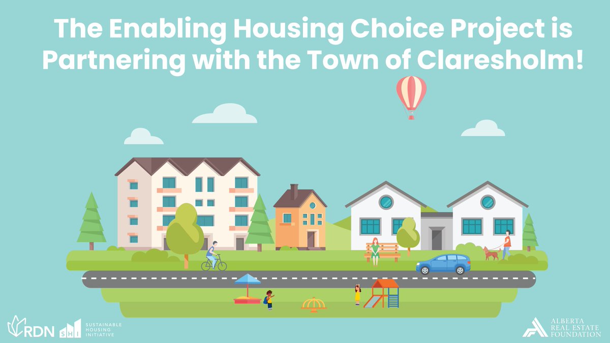 We’ve partnered with the Town of Claresholm for the Enabling Housing Choice Project to create a Land Use Policy Update Report!
 
Stay tuned to see what we’ll be doing for their community. ow.ly/IIwS50NzRE4

Special thanks to <a href="/arefabca/">Alberta Real Estate Foundation</a> for funding this project!