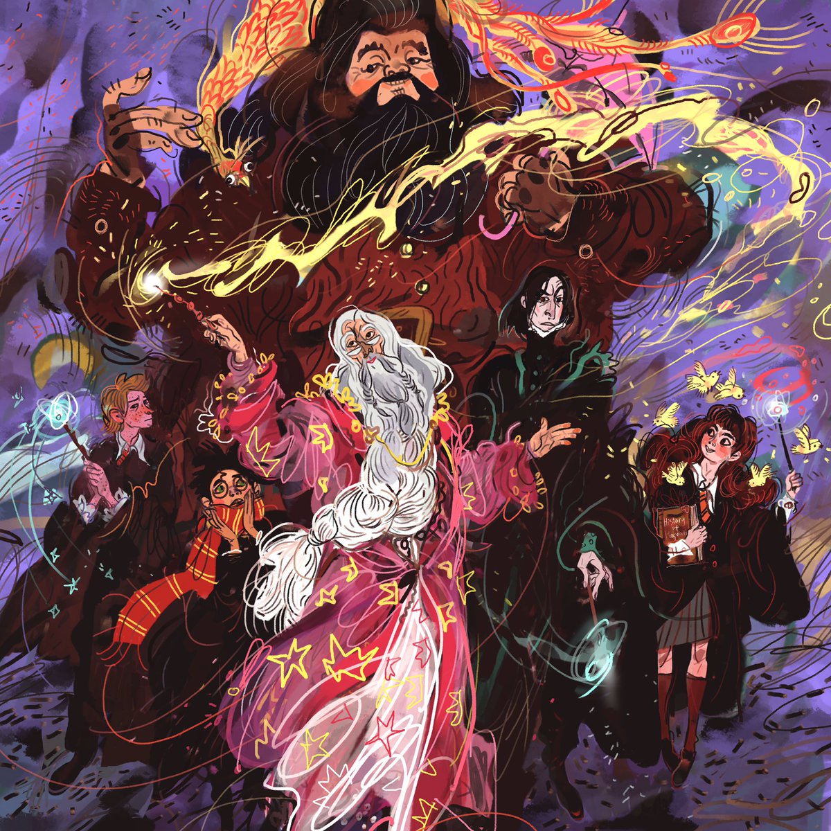 yuliiatveritina's tweet image. Sometimes I sit and wonder how In the world was Hagrid conceived. #HarryPotter #severussnape