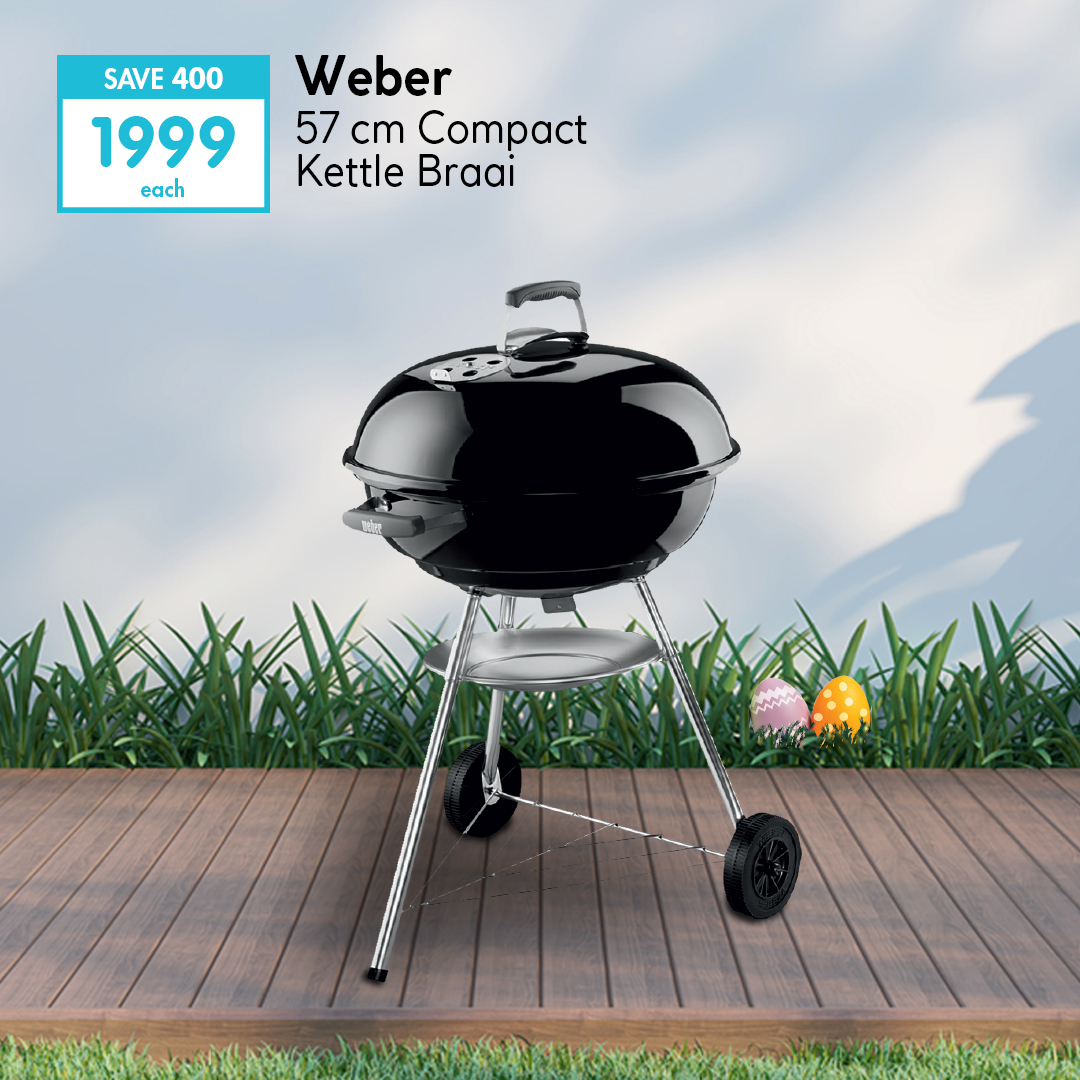 Weber braai stand top