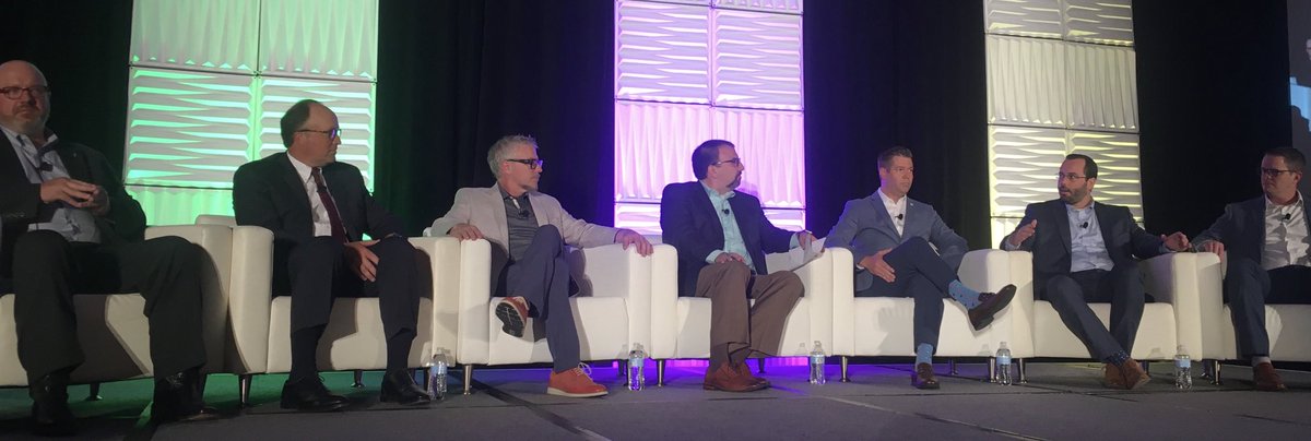 ContractingBiz's tweet image. #hvac manufacturer panel convenes at #acca2023