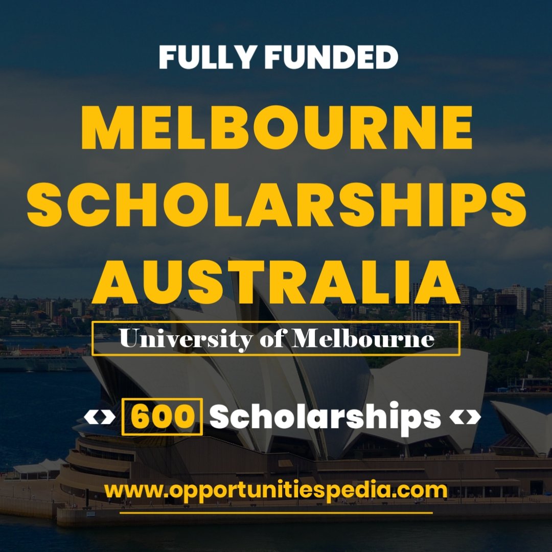 Opedia3's tweet photo. University of Melbourne, 600 Fully Funded Scholarships 2023 in Australia.

Details: https://t.co/wprnngFWgb

Study Level: Masters and PhD.

Financial Coverage:
📌 Full tuition fee.
📌 Living allowance
📌 Relocation allowance.
📌 Health insurance

Deadline: 31 October 2023. https://t.co/YIPuAINR1P