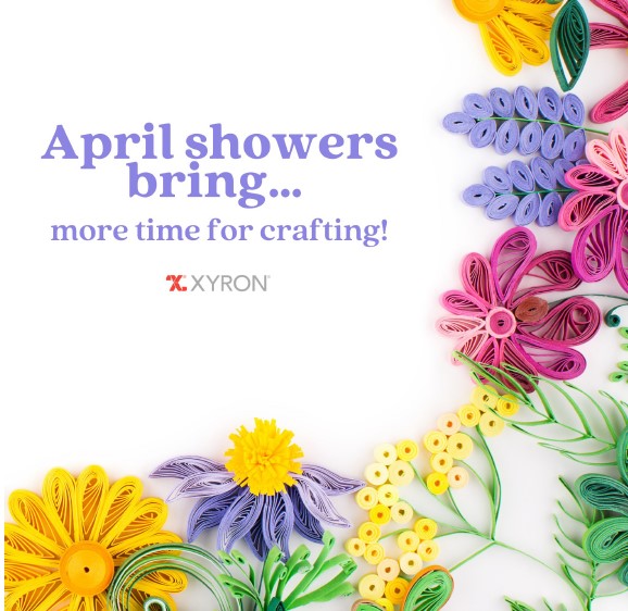 We won’t complain about that!

#craftwithxyron #xyron #spring #craft #crafters #diycraft #springcrafts #springart #xyroninc #xyronstickstogether #createwithxyron