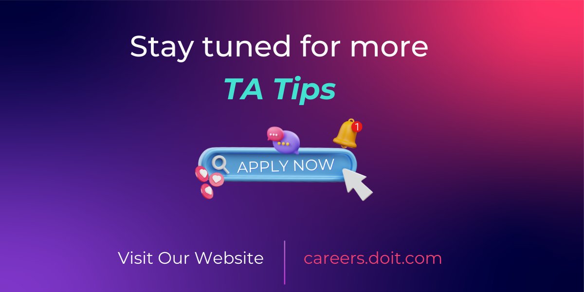 doitint's tweet photo. Martin is coming to you this week with his #tatips to help you land your next role! We have multiple openings right now across the US and EMEA, all remotely based. Click the 🔗 in the bio!
#lifeatdoit #careertips #careeradvice #careerdevelopment #career #careercoach https://t.co/7m3U0R27tq