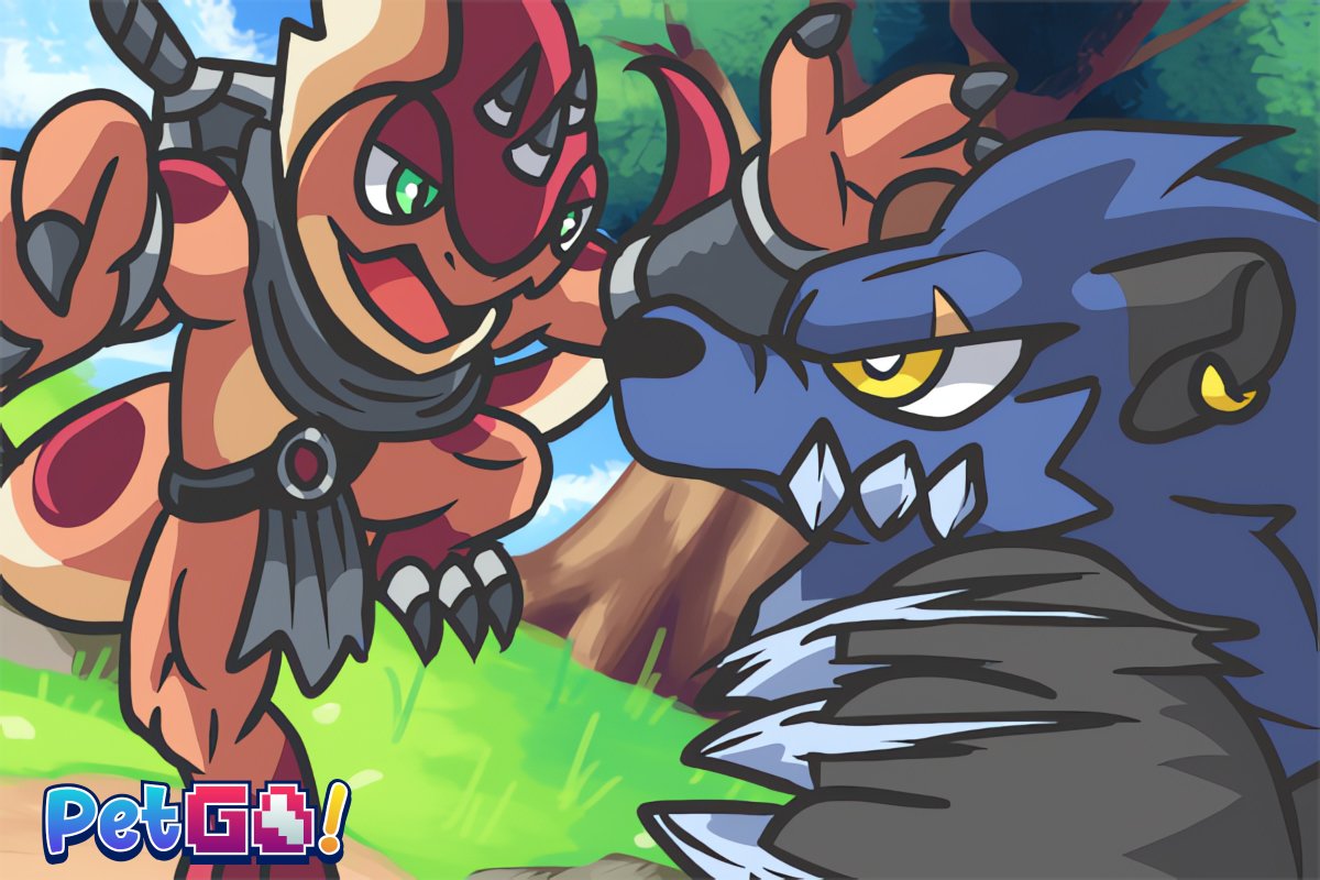 Attention all #PetGO lovers! The rivalry between the fierce Arcticfang wolves and the cunning Scimileon reptiles is heating up! Which side will you choose? Train your monster and join the battle! #ChooseYourSide #MonsterRivalry #VirtualPet