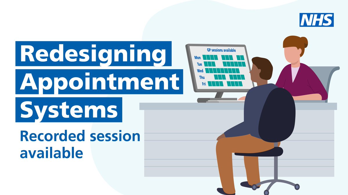 Missed our recent webinar on Redesigning Appointment Systems? Catch-up by watching the recording @ tinyurl.com/ksdmsm7u, where @markwgillam talks through how his practice used quality improvement methodology to tackle challenges around appointments. #ImprovingPrimaryCare