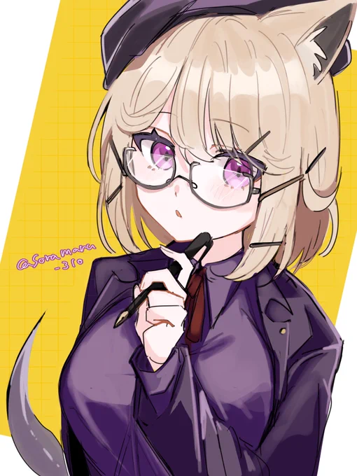 ウタゲ #アークナイツ版深夜の真剣お絵かき60分一本勝負 