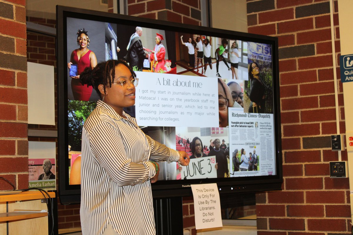 Matoaca H.S. Library tweet media