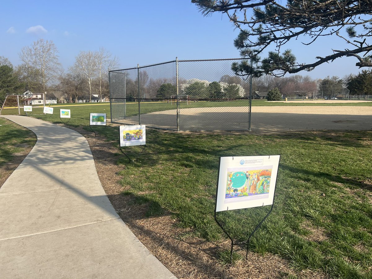 Thanks to some amazing volunteers our story walk is back up with LES with a new story! Check it out!