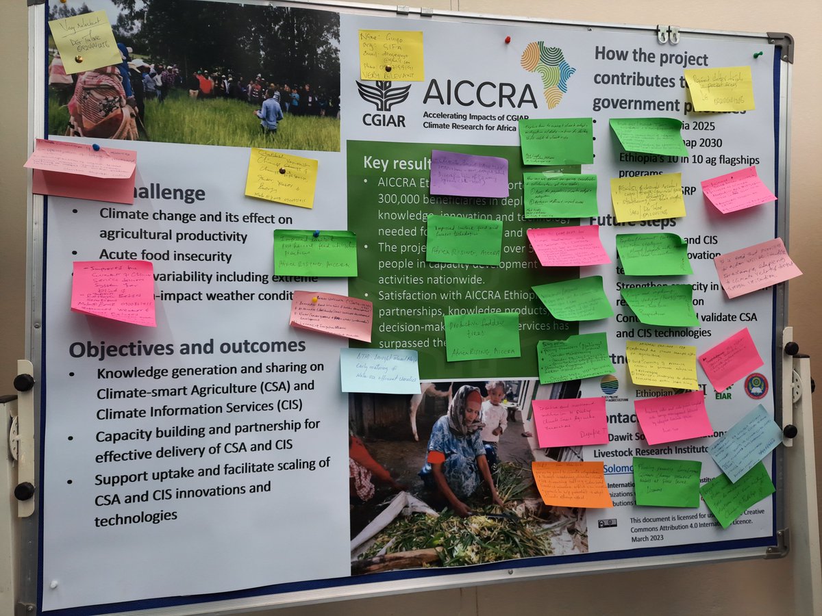 ShahidaHussien's tweet photo. Synergizing activities and efforts to deliver science and innovation that advance the transformation of food, land, and water systems in a climate crisis @CGIAR. The successful share fair organized @ILRI  Addis Ababa campus was a big step toward synergy https://t.co/TpBB9F4g5x