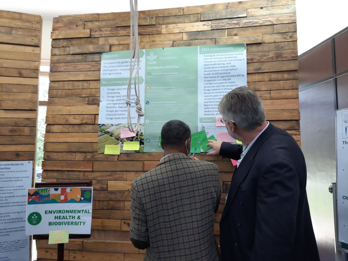 ShahidaHussien's tweet photo. Synergizing activities and efforts to deliver science and innovation that advance the transformation of food, land, and water systems in a climate crisis @CGIAR. The successful share fair organized @ILRI  Addis Ababa campus was a big step toward synergy https://t.co/TpBB9F4g5x