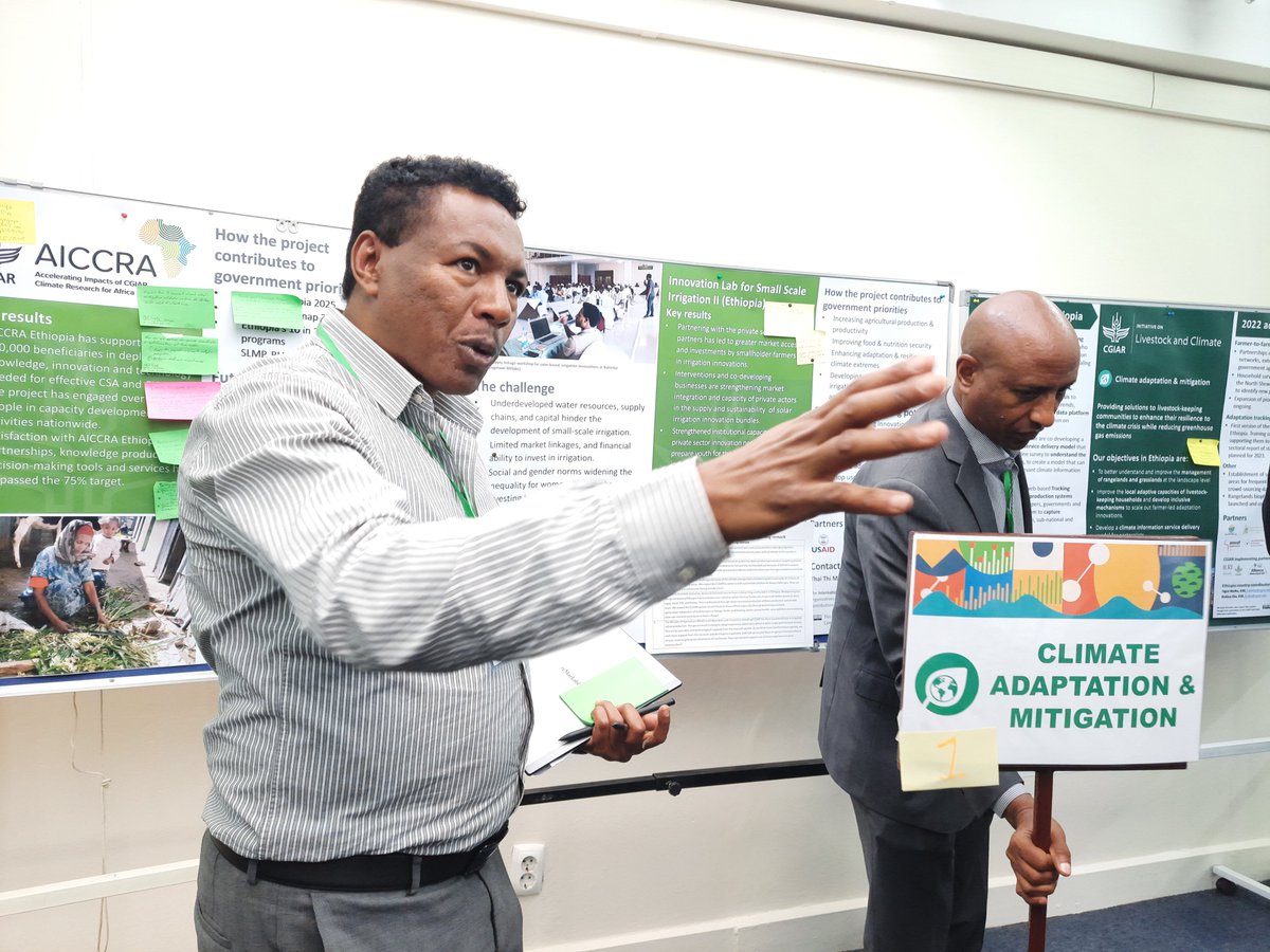 ShahidaHussien's tweet photo. Synergizing activities and efforts to deliver science and innovation that advance the transformation of food, land, and water systems in a climate crisis @CGIAR. The successful share fair organized @ILRI  Addis Ababa campus was a big step toward synergy https://t.co/TpBB9F4g5x
