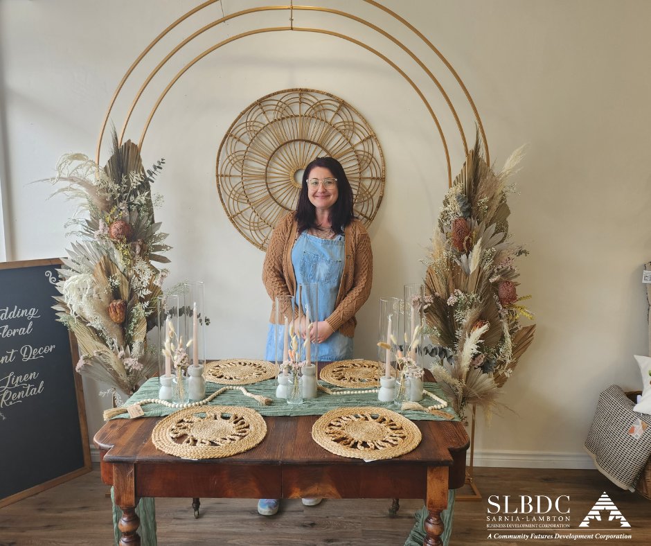 SLBDCteam's tweet photo. Please help us congratulate Emma, founder and creator of Save the Date, as she opens her doors today for the very first time! Located at 452 Christina Street N. in Sarnia, they offer a plethora of arrangements for any occasion as well as some amazing décor options. https://t.co/oZkMLoobHT