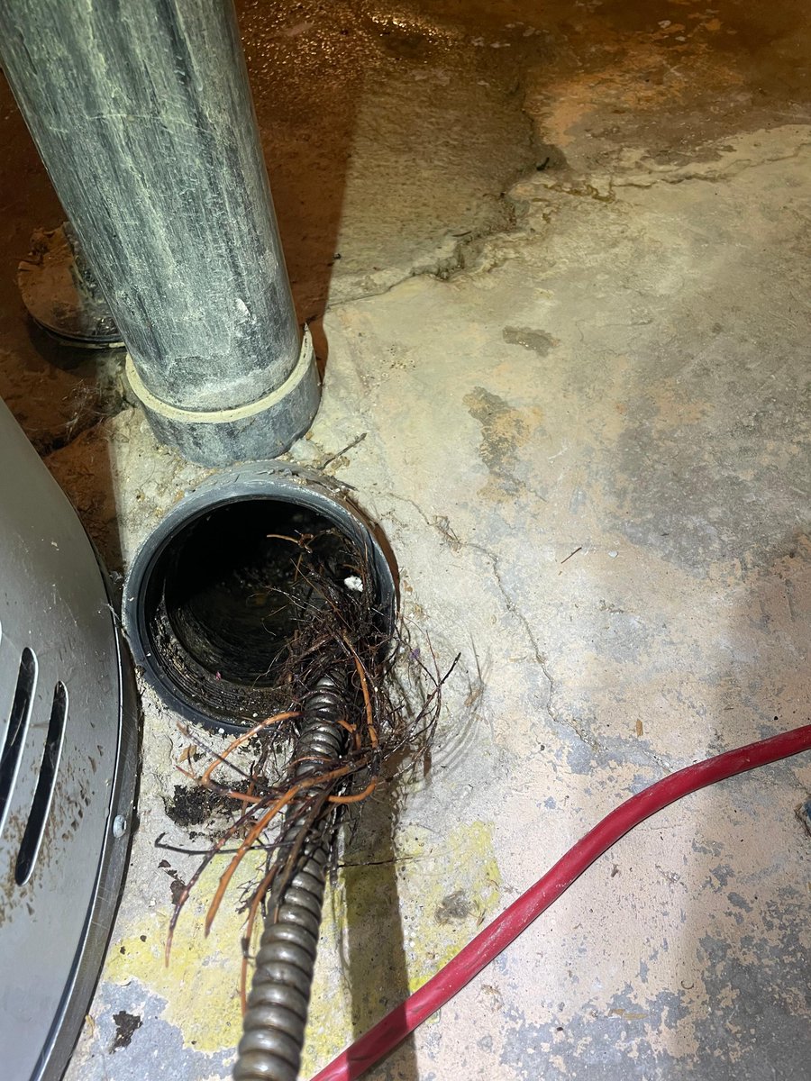 RitchiesYYC's tweet photo. After performing a sewer camera inspection for a customer, we found their main line was full of roots at about 35 feet. Book your main line drain cleaning with sewer inspection today 587-392-6496
#yyc #yycplumbing #yycproperty #yycplumber #calgary #calgaryplumber #calgaryplumbing https://t.co/hQCpOcGW30