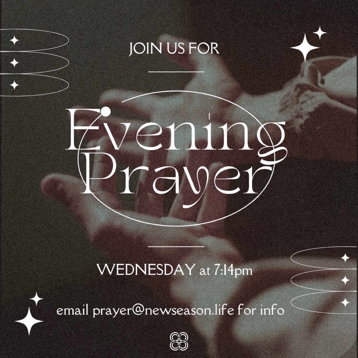 NewSeasonLife's tweet photo. Join us in person tomorrow evening as we gather together for 7:14pm prayer. 

#drawthecircle40dayprayerchallenge #newseasoncommunitychurch https://t.co/kkZLEUfIoE