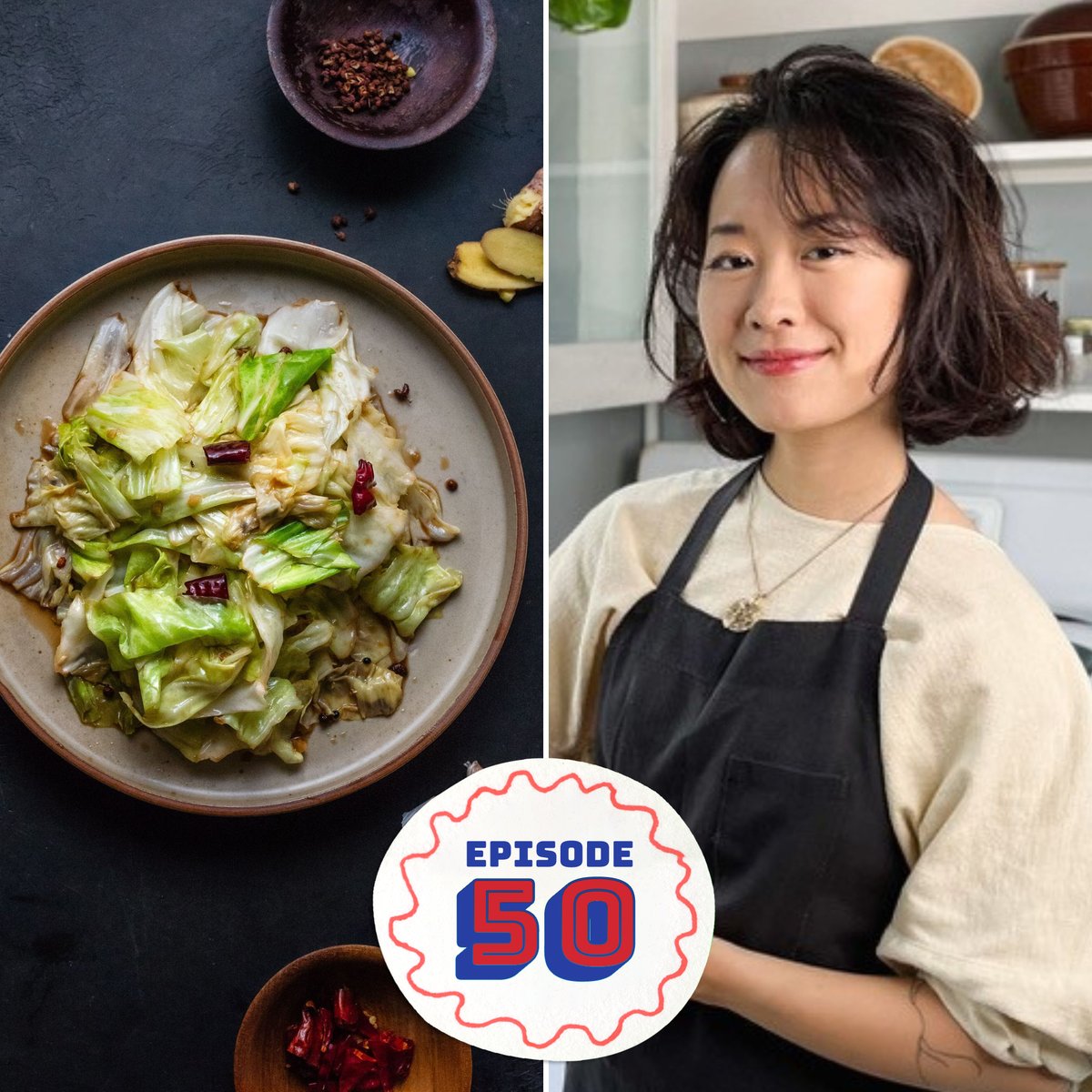 The One Recipe is back for Season 3 (our 50th episode!) with award-winning cookbook author & chef @hannahbche. Hannah talks with @JesseASparks about the history of plant-based eating in China and her One Recipe for Hand Torn Cabbage. Listen: splendidtable.org/episode/2023/0…