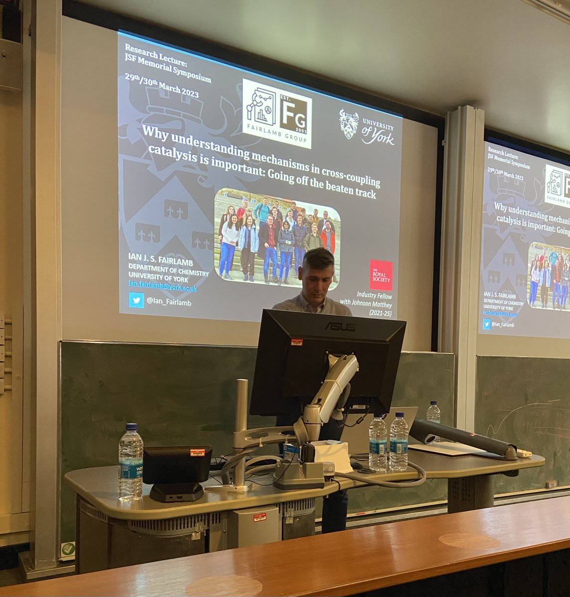 Great to see @Ian_Fairlamb recently presented his group’s research at the University of Birmingham @UoBChemistry as part of the @FosseySymposium in memory of Prof. John S Fossey.