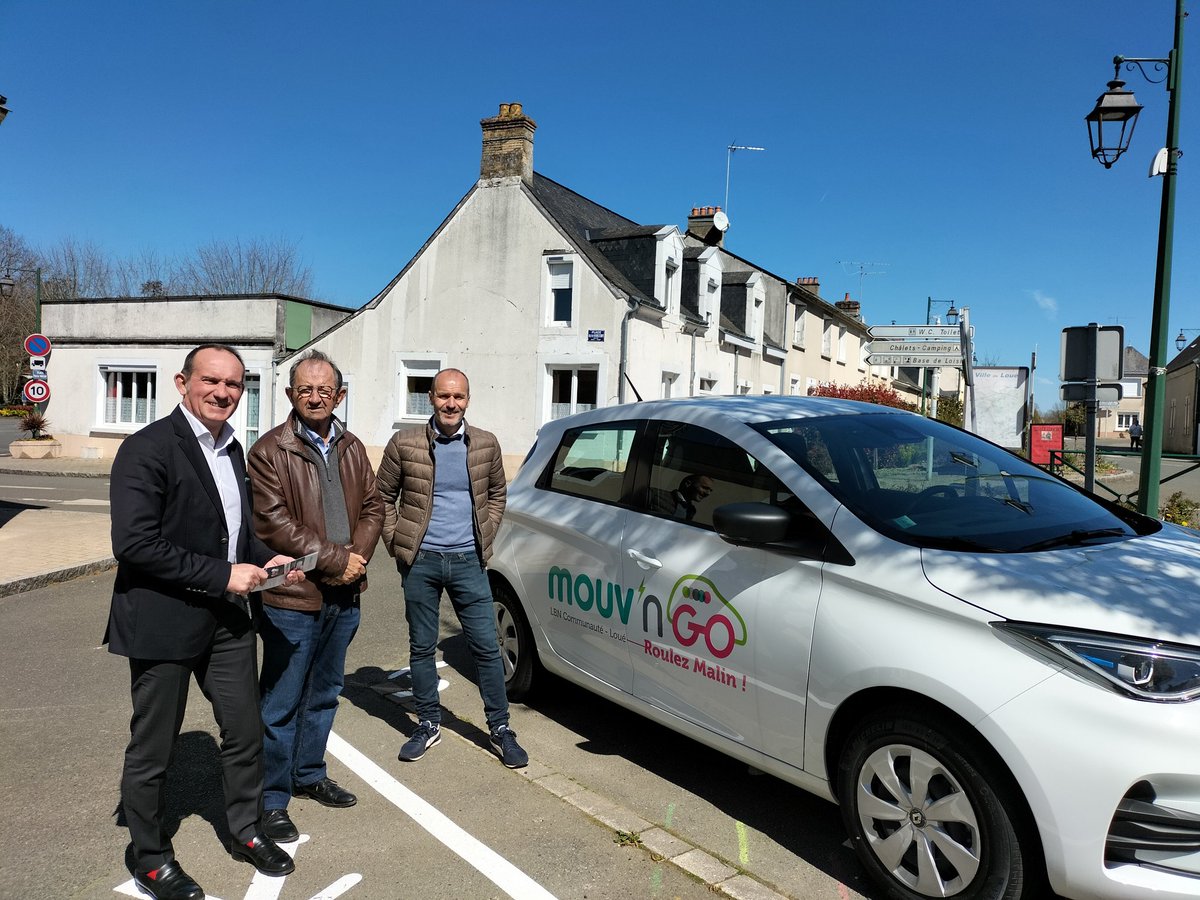 #Autopartage : le réseau Mouv'nGo s'étend.
Après Saint Mars d’Outillé, la communaute de communes LBN ouvre sa première station d'autopartage à Loué. L'inauguration a eu lieu aujourd'hui. Prochain rdv : Jeudi 6 avril à Savigné-L'Évêque.
#Sarthe #Mobilités 
<a href="/PaysduMans/">Pays du Mans</a>