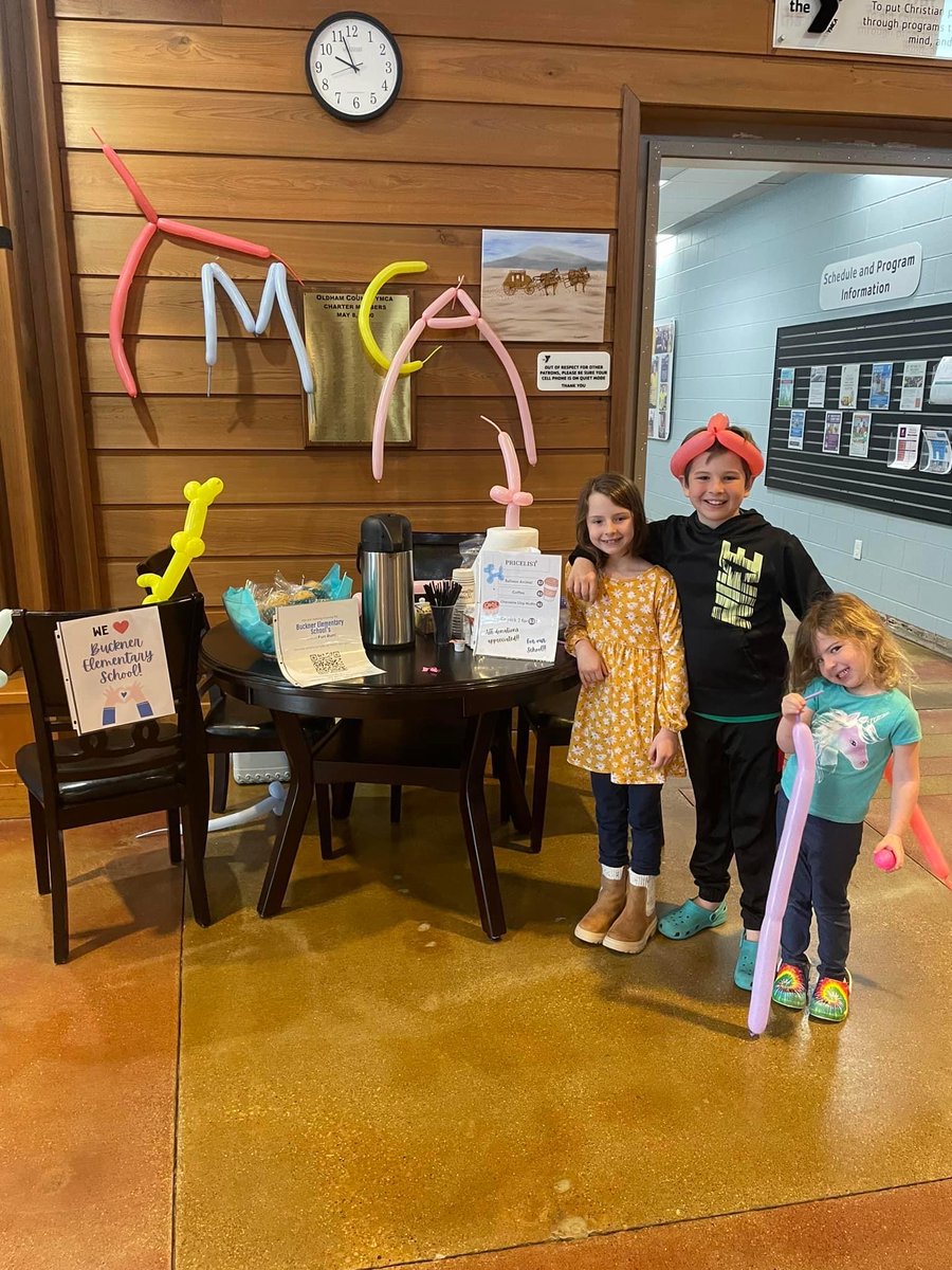 Come out and support Lee and Cecilia who are raising money for Buckner Elementary.  You can select a muffin, coffee, or even a balloon animal, hat, or sword, for $2 each. Two for $3
