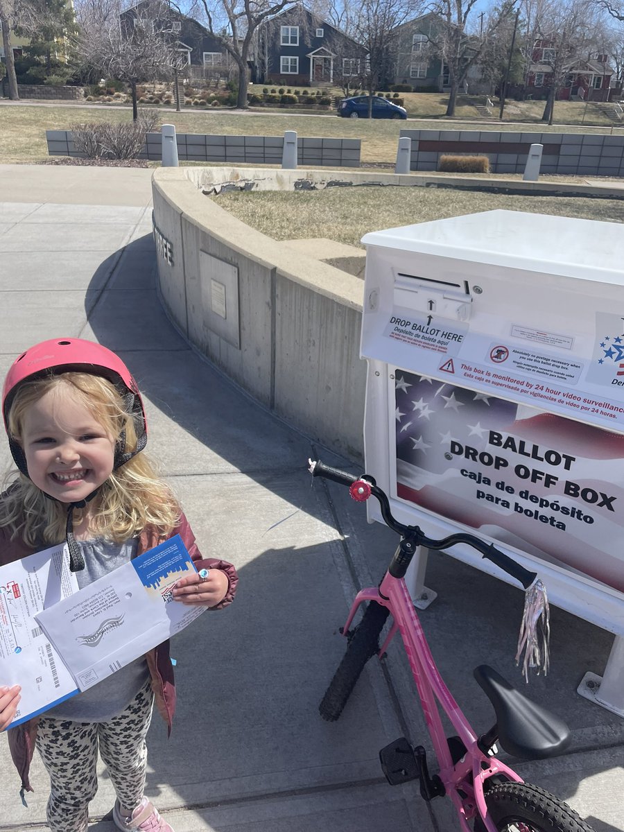 Happy Election Day! We did our bike to the polls already given ❄️ today but make sure to vote by 7 pm if you have not already. Then make sure to join us at Improper City to watch the returns 🗳️