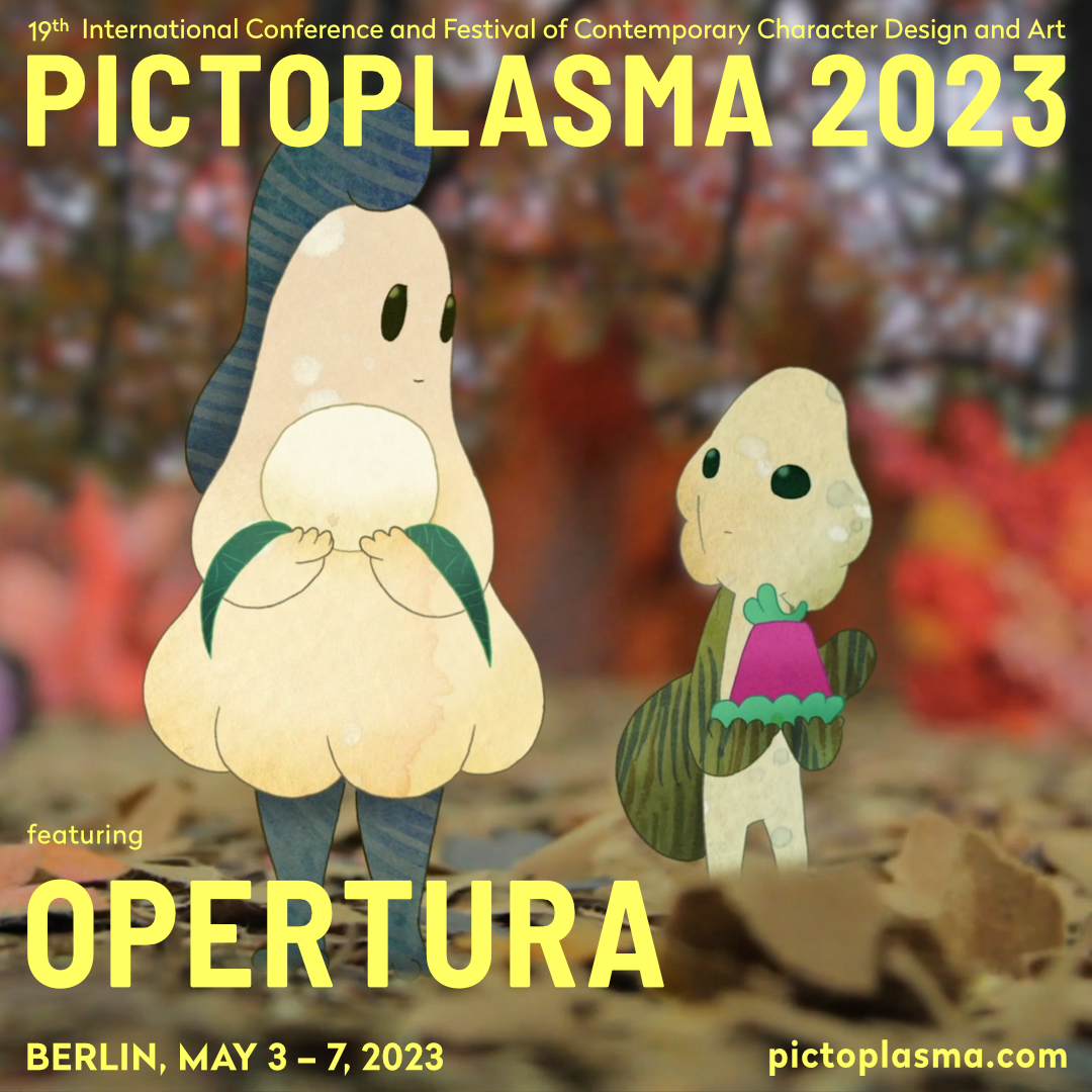 Confirmed Picto2023 speakers: <a href="/operturanima/">Opertura</a>, masters of hand drawn animation, illustrations and installations that playfully combine watercolor, organic patterns, miniature sets and video footage. 
Join us this May for 5 full days of character design appreciation 🎨
