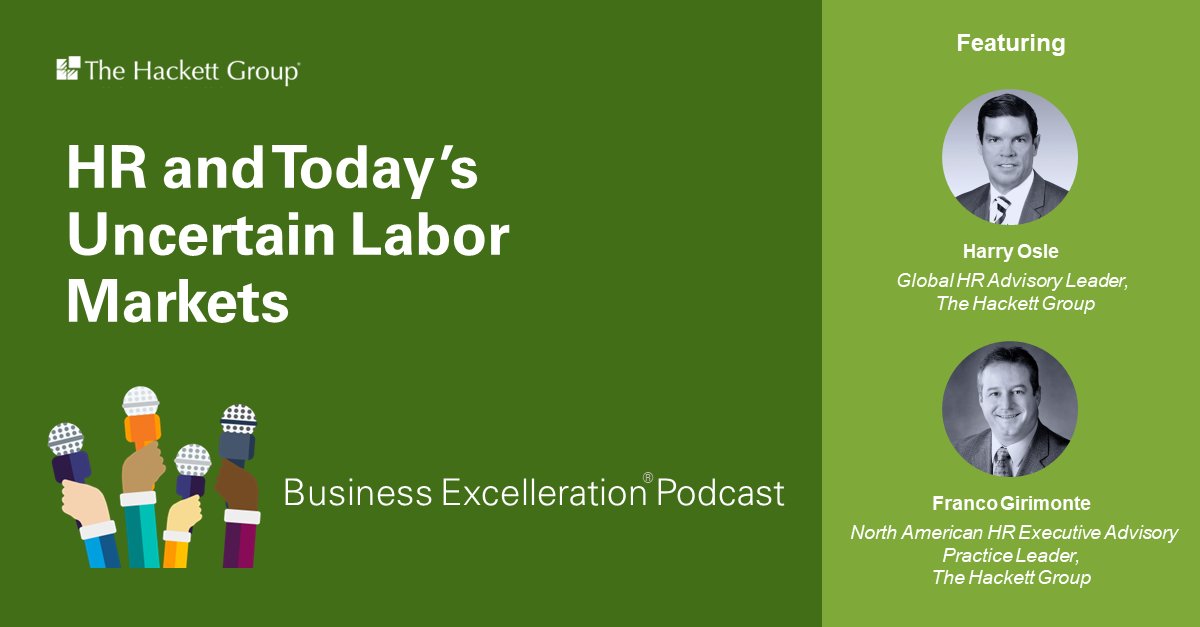 The Hackett Group On Twitter Why Is It Critical For Companies To