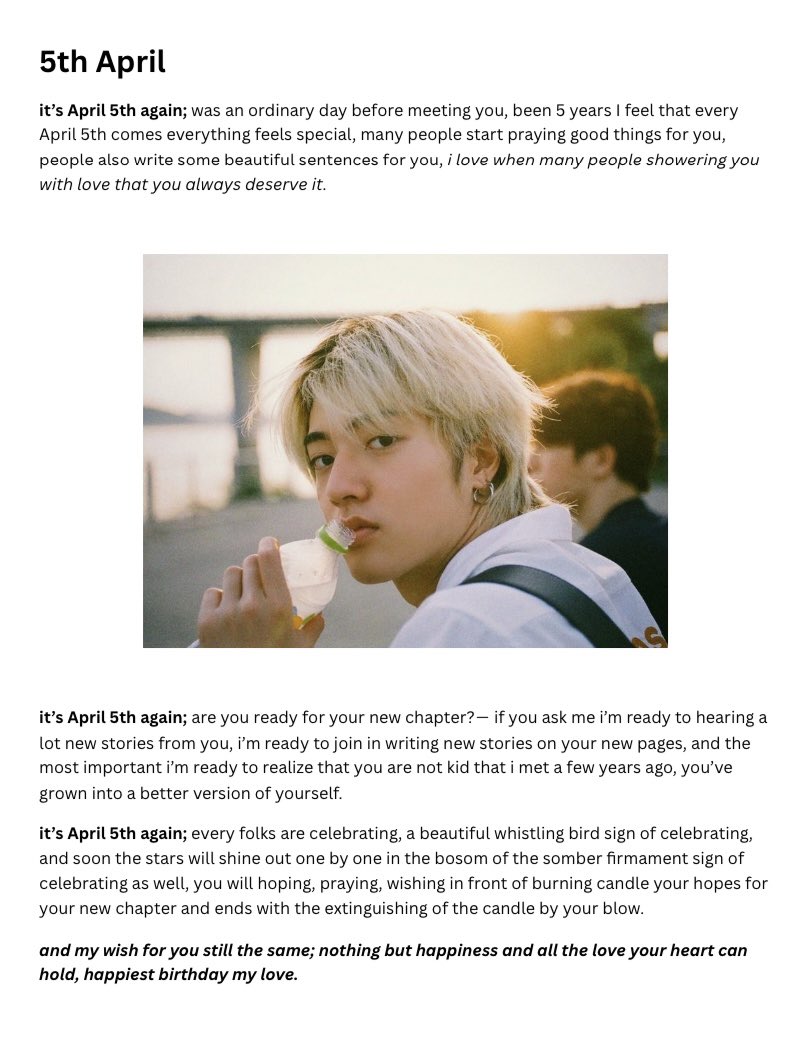 happy birthday the epitome of love, #haruto <3