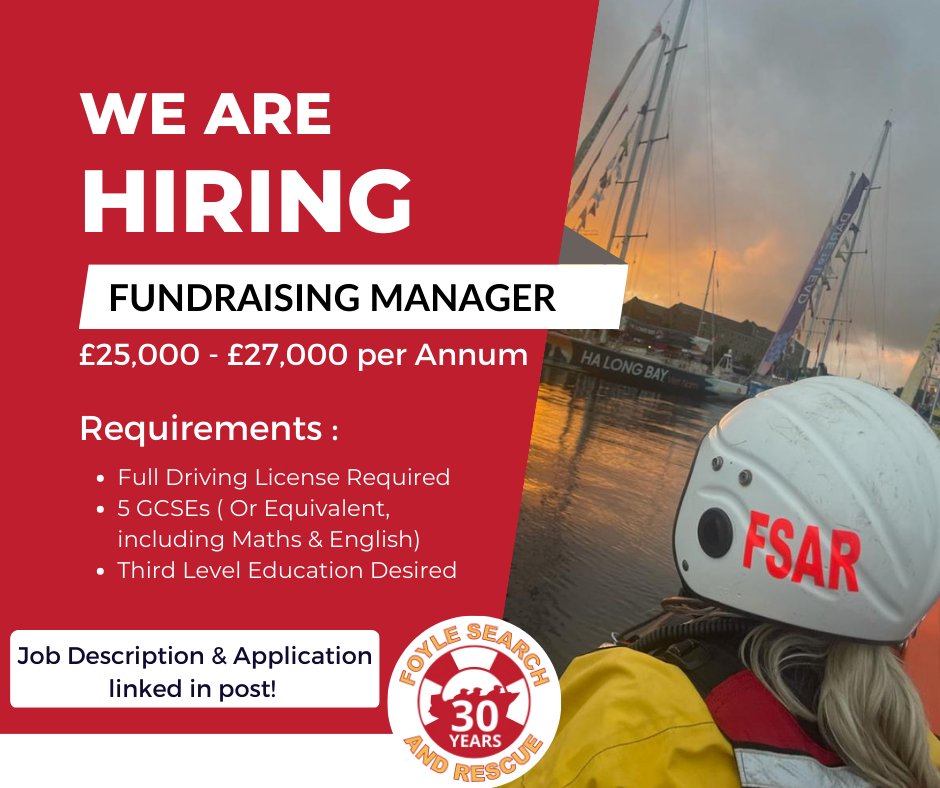 WE ARE HIRING: FUNDRAISING MANAGER
Have you got the hutzpah to take on our fundraising responsibilities? 
DESCRIPTION
bit.ly/Fund-Manager-D…
SPECIFICATION
bit.ly/Fund-Manager-S…
APPLICATION
forms.gle/dPcfzZj82AFuVW…