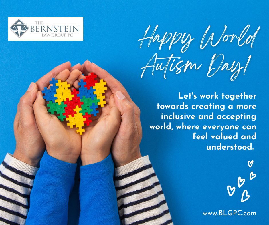paul_bernstein's tweet photo. This past Sunday, April 2nd was World Autism Day. This day is a wonderful reminder to focus on coming together in unity and collaboration by fostering worldwide support, sharing stories and connecting, especially about those who live with autism each and every day. https://t.co/xofeCO8IFR