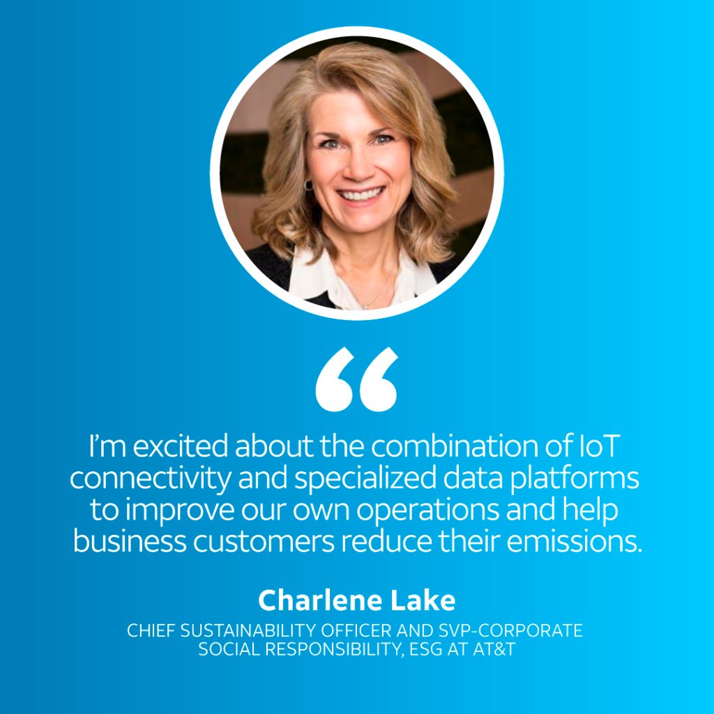 ATTimpact's tweet photo. This week, our own Charlene Lake and Shannon Thomas Carroll are speaking at @Reuters Responsible Business USA to share how we are infusing #sustainability in all aspects of the business. #ATTImpact #RBUSA. https://t.co/APjckIUjpM