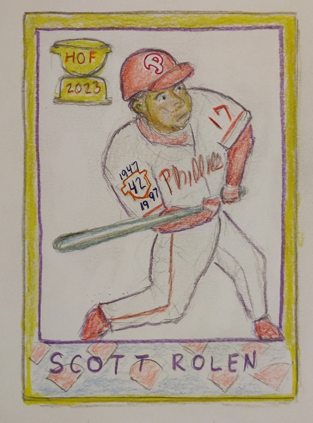 Happy 48th Birthday to Hall of Famer Scott Rolen. This is our 1997 Topps Rookie cUpGrade. 