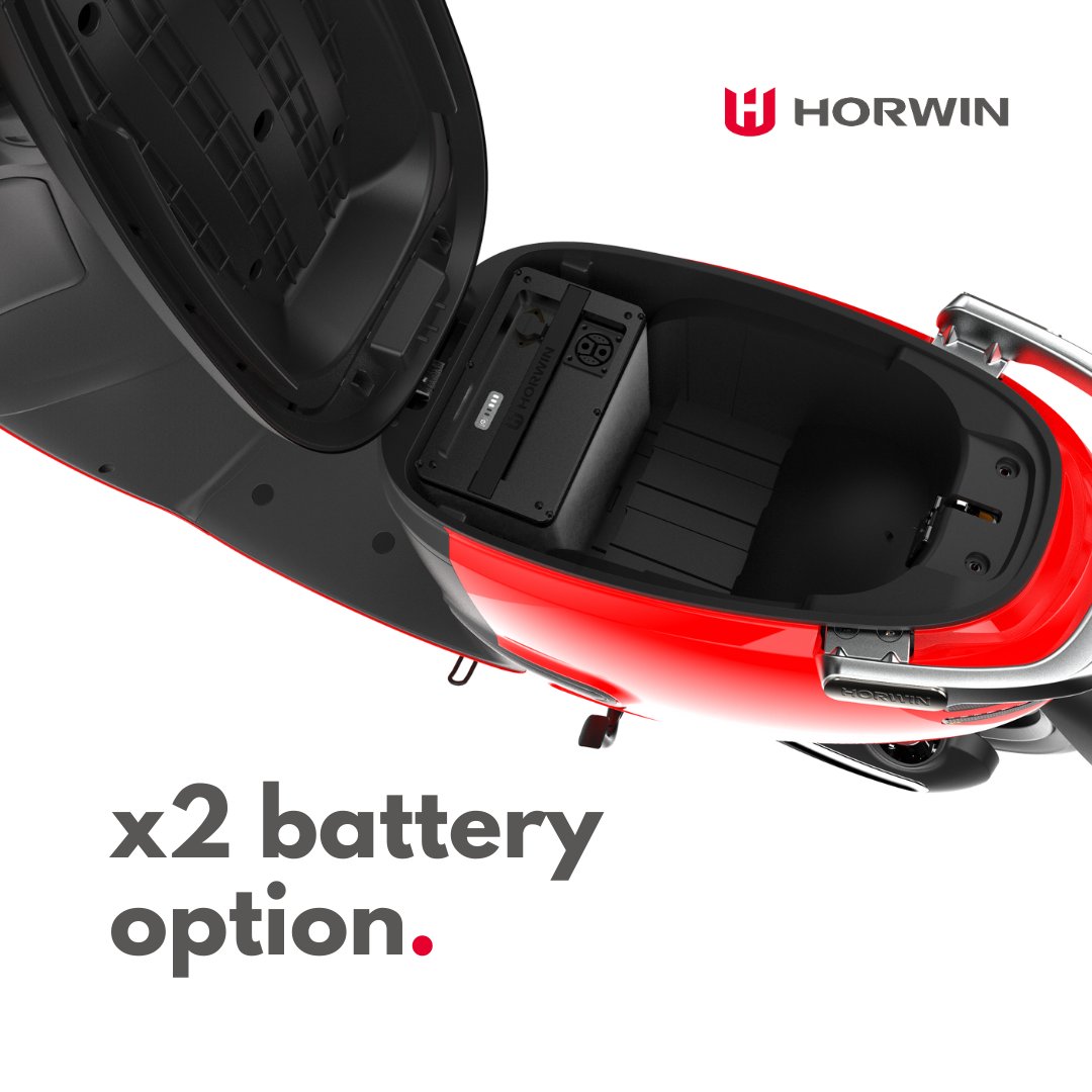 #Horwin riders love the extended battery, offering up to 120 miles range.

What's best, you can simply &amp; conveniently remove the battery to charge in home, via 3 pin UK socket; fully charged in less than 3 hours! 

Browse our range of #electricscooters  horwin.co.uk