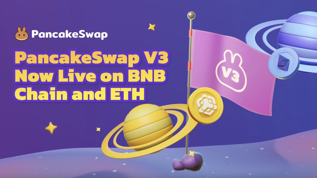 CMResearchTeams's tweet photo. 1/9
เปิดตัว PancakeSwap V3 มีอะไรใหม่บ้าง

วันที่ 1 เมษายน เป็นวันที่ Business Source License (BSL) ของ Uniswap V3 หมดอายุ ซึ่งหลังจากนี้จะเปิดให้ใครก็ได้นำ Source code ไปพัฒนาต่อ

@PancakeSwap เป็นหนึ่งในแพลตฟอร์มที่นำไปใช้งานและต่อยอดให้ดีขึ้น โดย 🧵 นี้จะอธิบายให้ฟังครับ https://t.co/Hxz70vqwA8