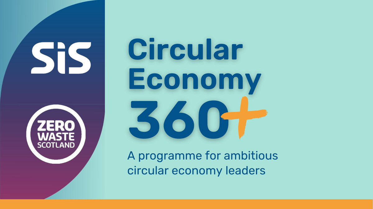 SocEntScot's tweet photo. 📣 Ambitious circular economy organisations!

In the Circular Economy 360+ Programme by @socinvestscot &amp; @ZeroWasteScot work with experts to develop a strategic plan for growth. May-Jun | https://t.co/n7BhHRMeE8 | In-person &amp; Virtual

#CE360plus #CircularEconomy #ZeroWaste https://t.co/HisXrLsrXE