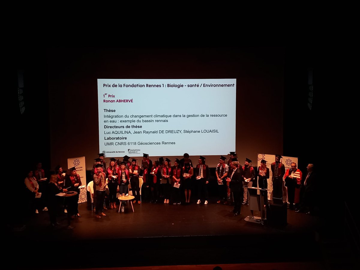 RennesUniv's tweet photo. Félicitations aux docteures et docteurs @RennesUniv dans les domaines #biologie #santé #materiaux et #environnement dont Ronan Abhervé, Alice Miral, Arun Dhaka  et Jeanne Kergormard récompensés par @FondationR1
#Phd #doctorat #Rennes https://t.co/nK5HvZCAHA