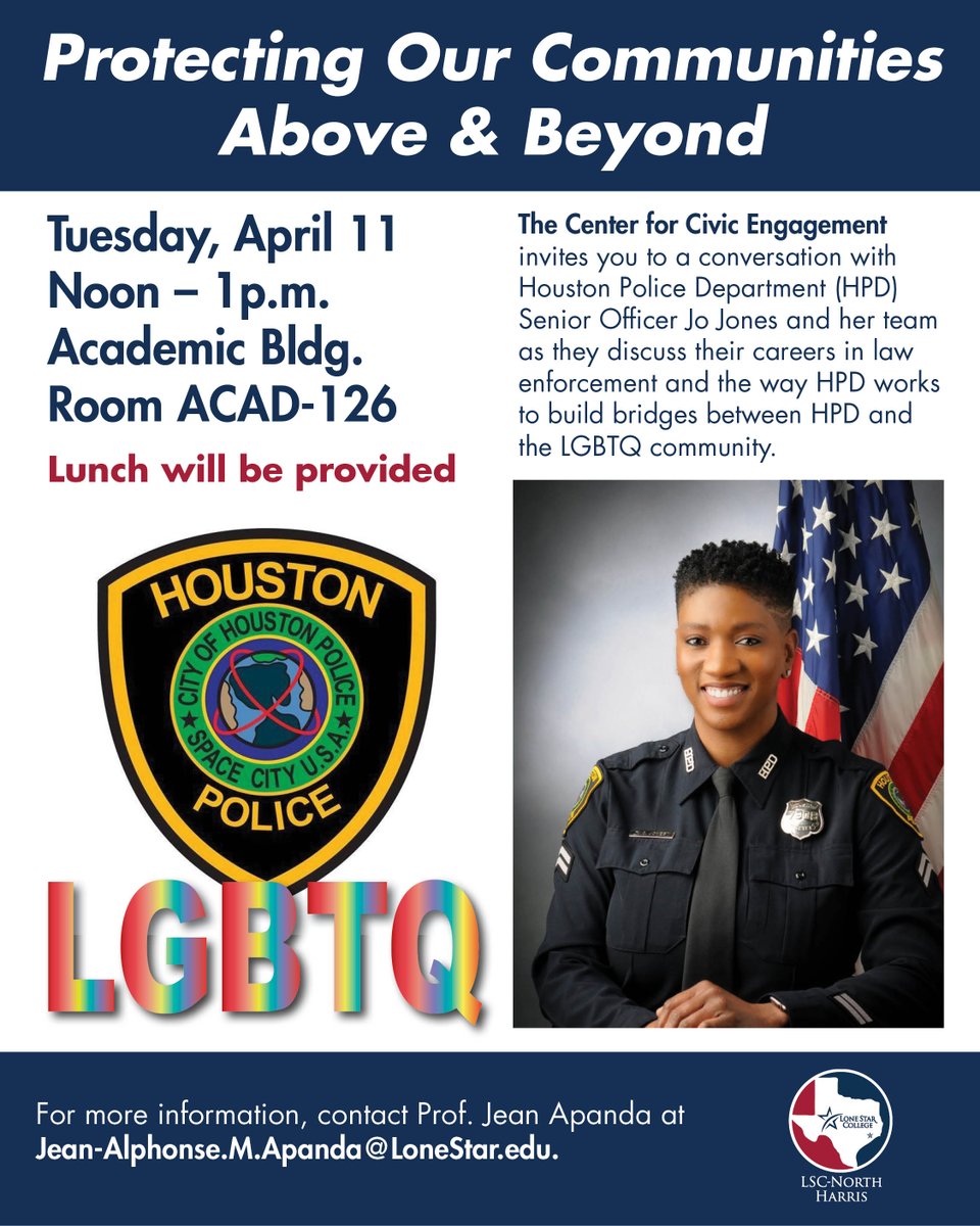 Mark your calendars for Protecting Our Communities Above &amp; Beyond, hosted by the Center for Civic Engagement.