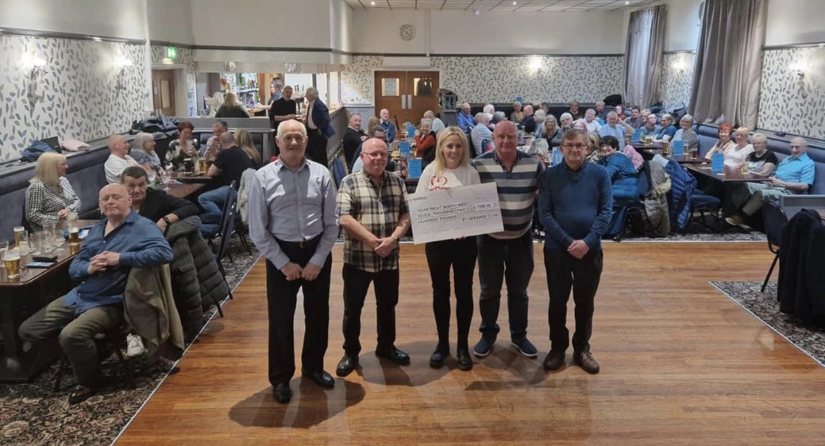 Heartbeat_nwcc's tweet photo. A huge thank you goes to all the members of ST Gerard's Club in Lostock Hall for nominating Heartbeat as their charity of the year 2022-2023 raising an awesome £7,500!!! 🙏🏻❤️ #grateful #supportlocal https://t.co/DVCK5p7KvH